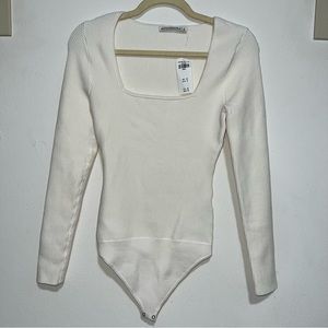Abercrombie and Fitch ribbed bodysuit.